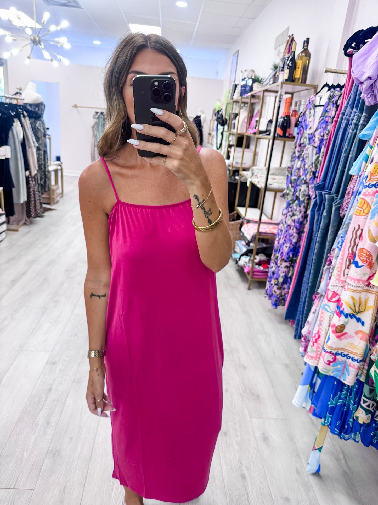 Jam Tie-Back Midi Dress