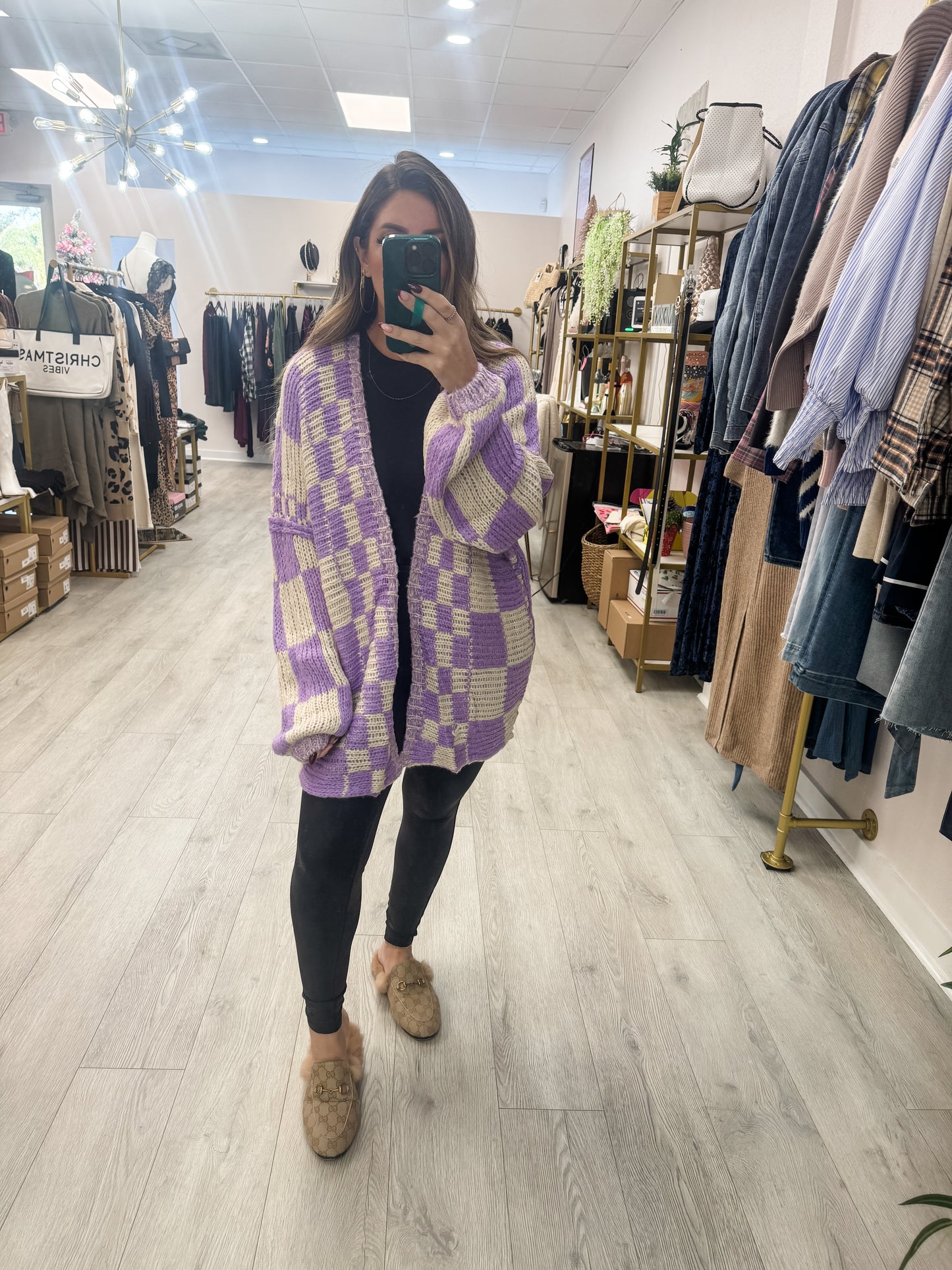 Purple Patch Cardigan