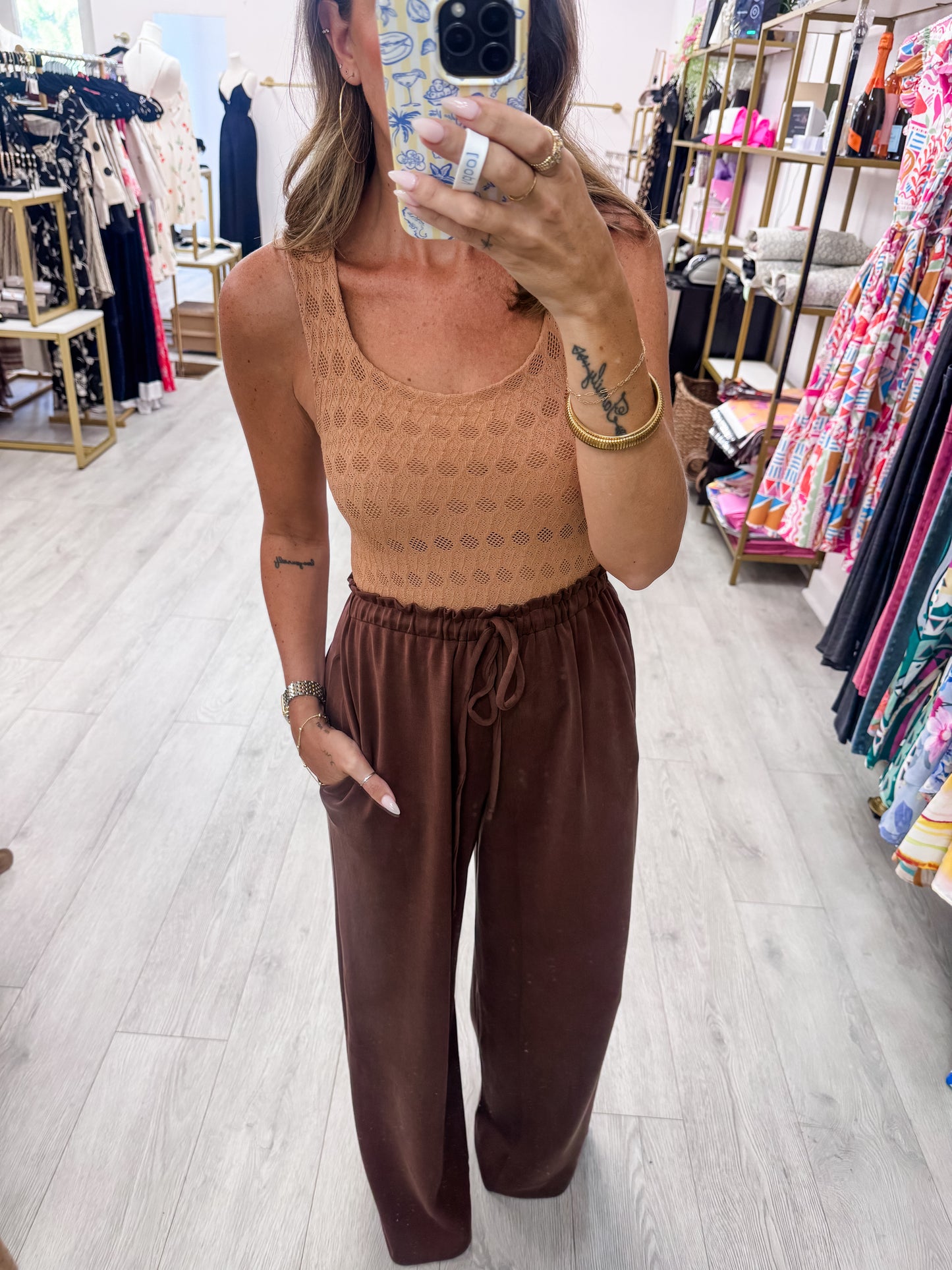 Chocolate Wide Leg Pants