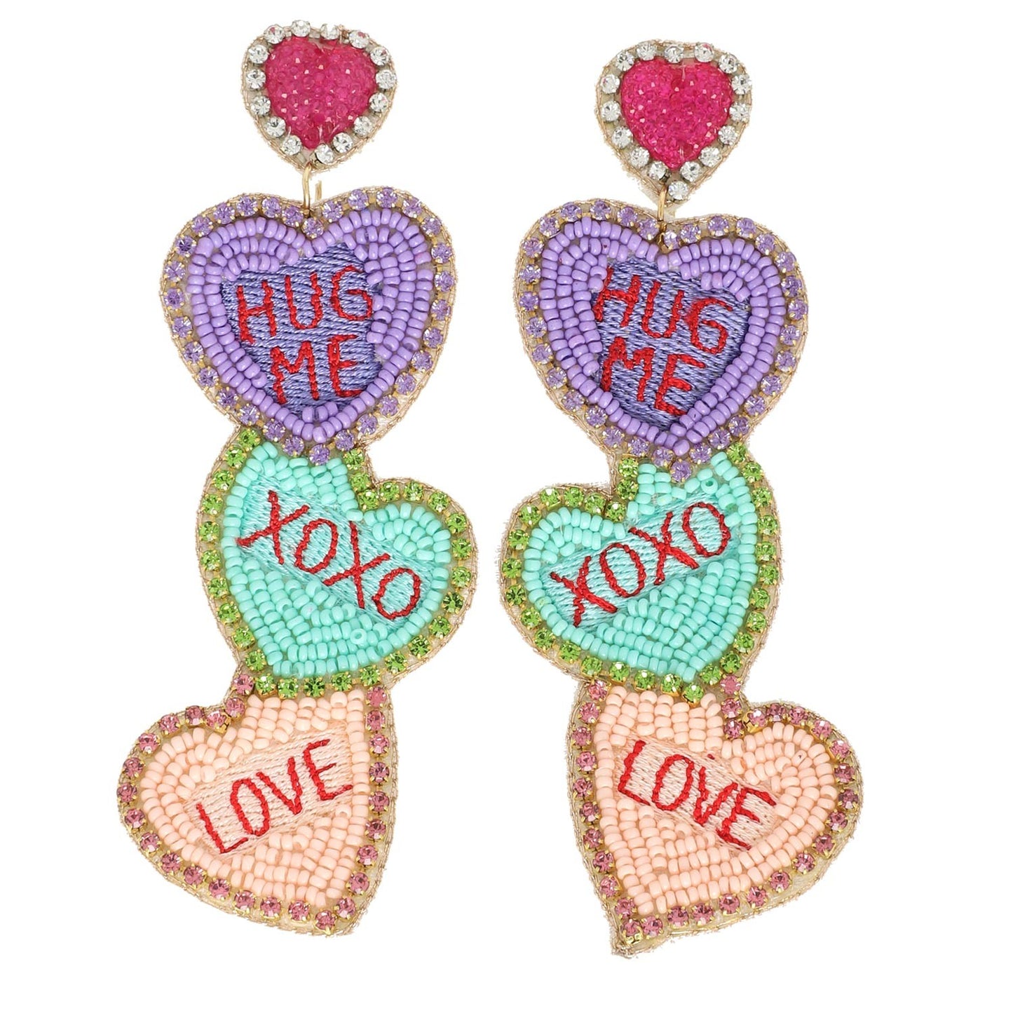 Conversation Heart Earrings