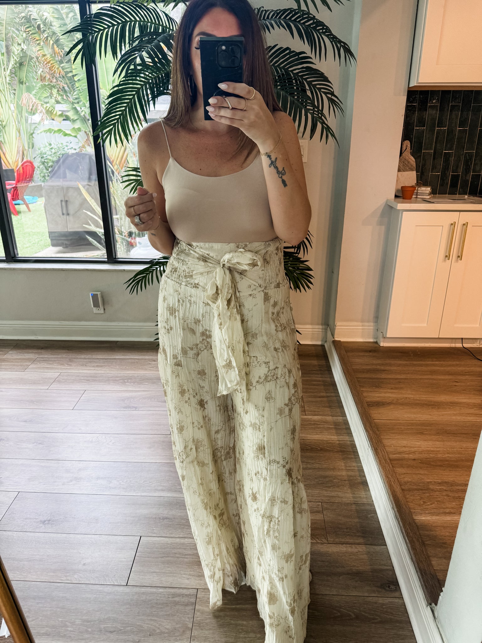 The Floral Flare Pants