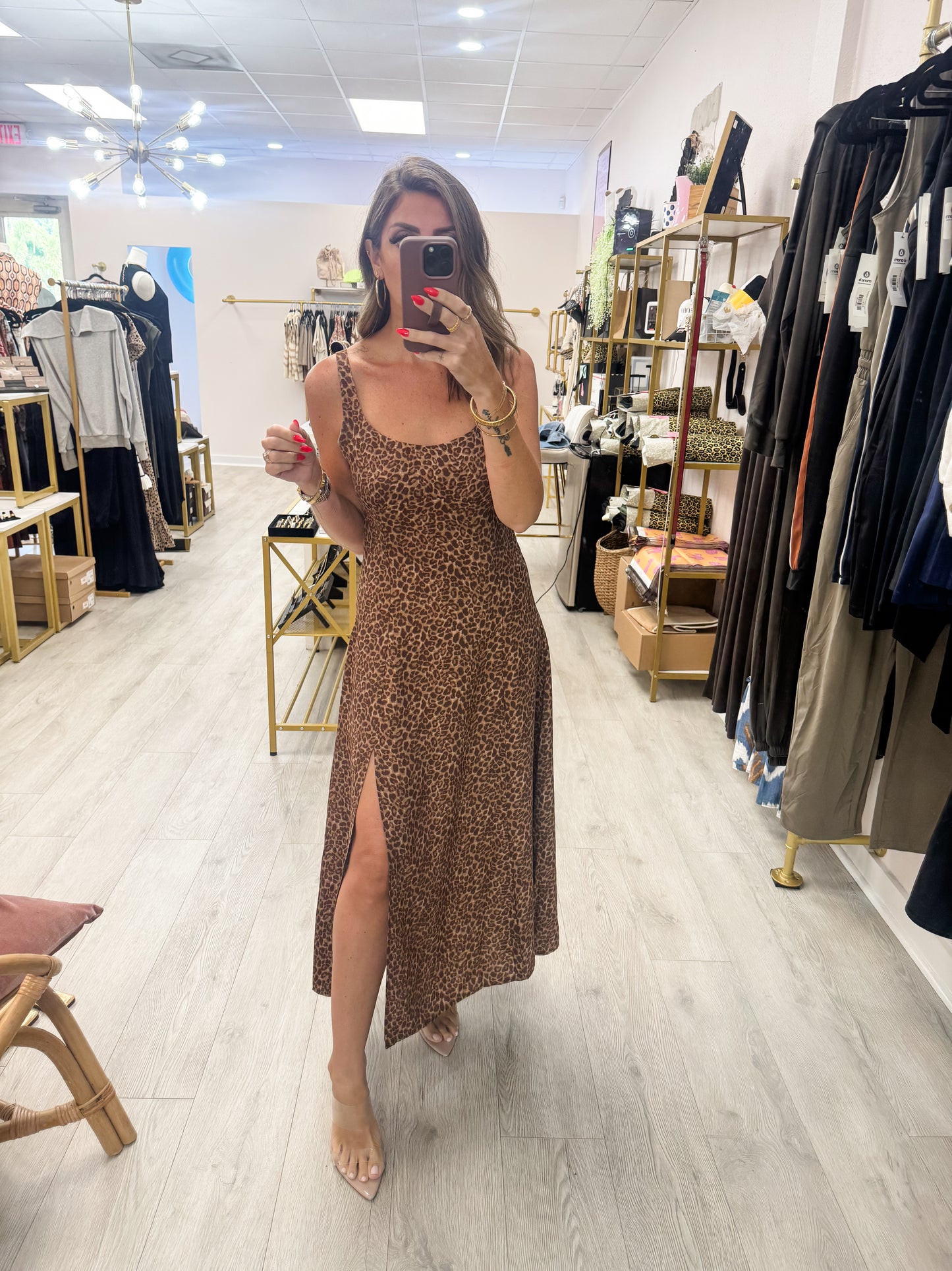 Wild Baby Empire Waist Midi Dress