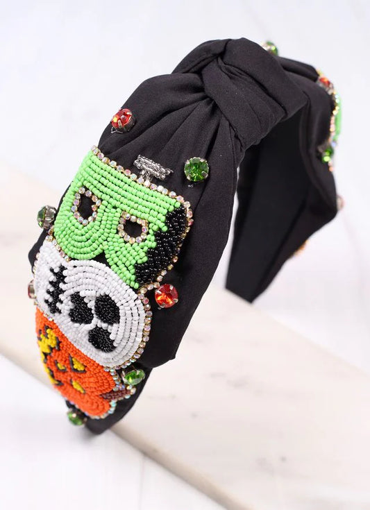 Haunted Boo Embellished Headband