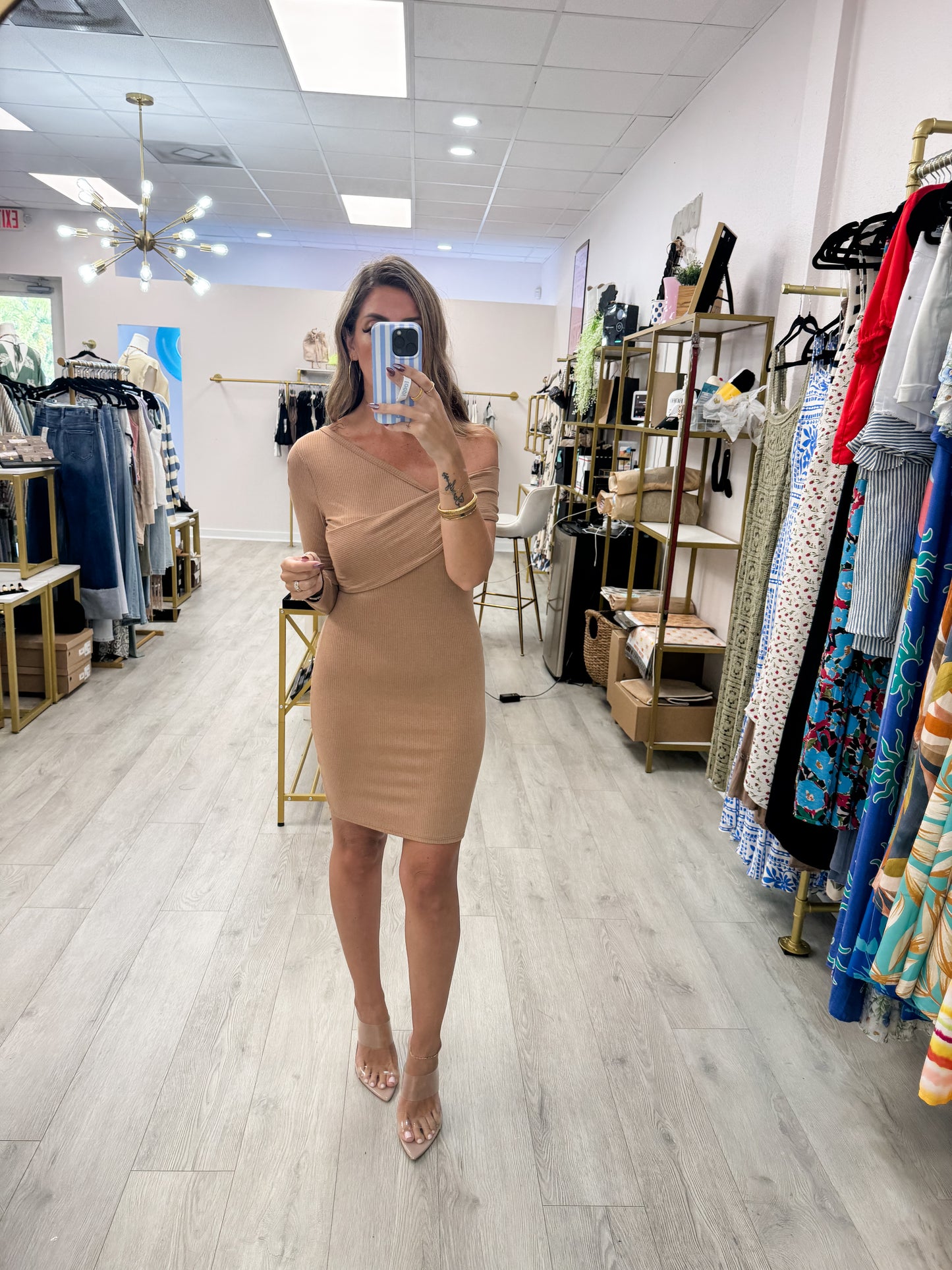 Olivia Ribbed Dress