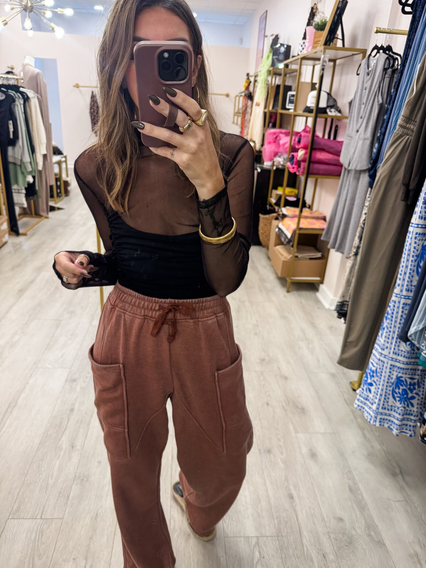 Brown Lived In Lounge Pants