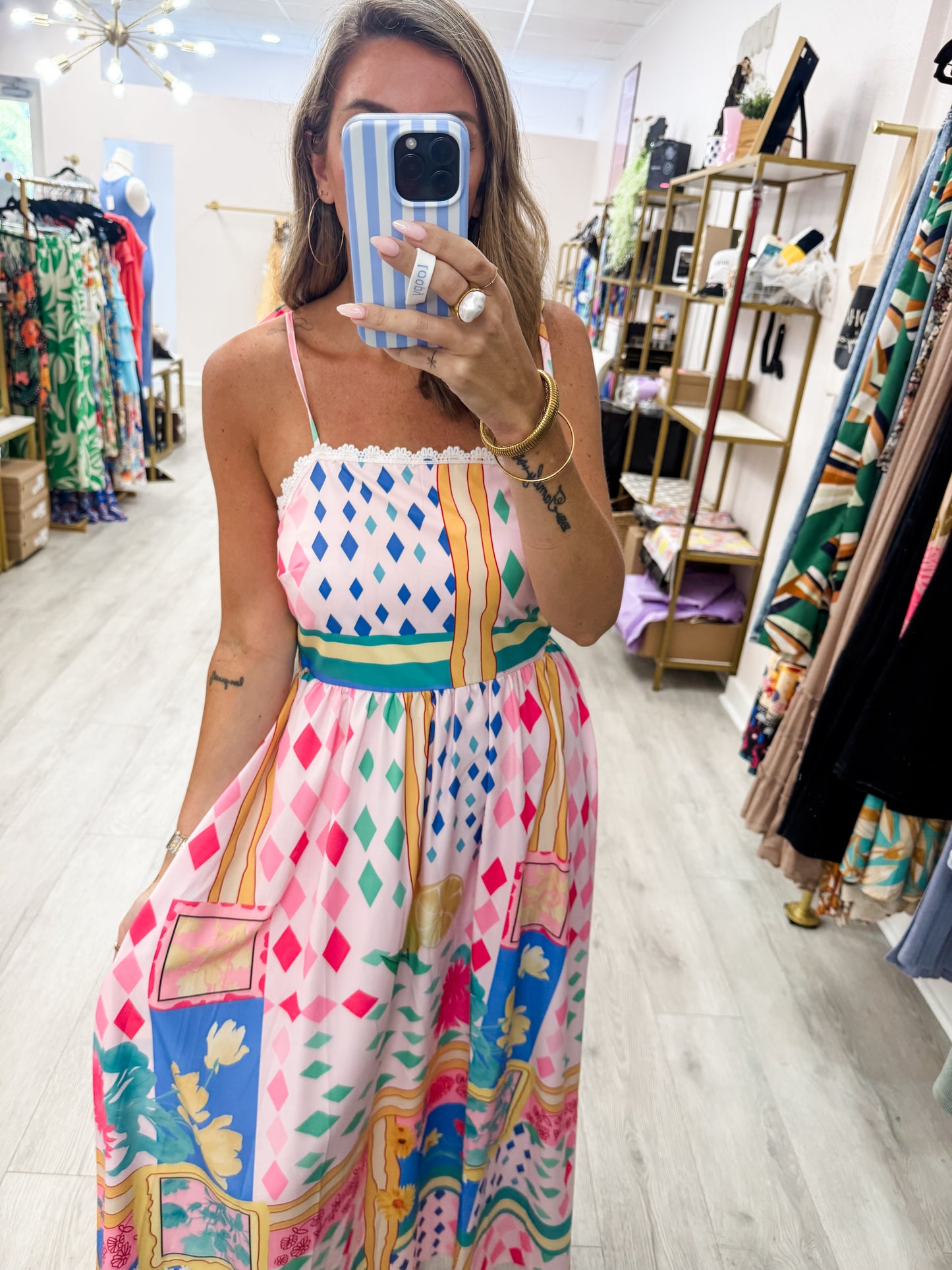 Colorful Coast Maxi Dress