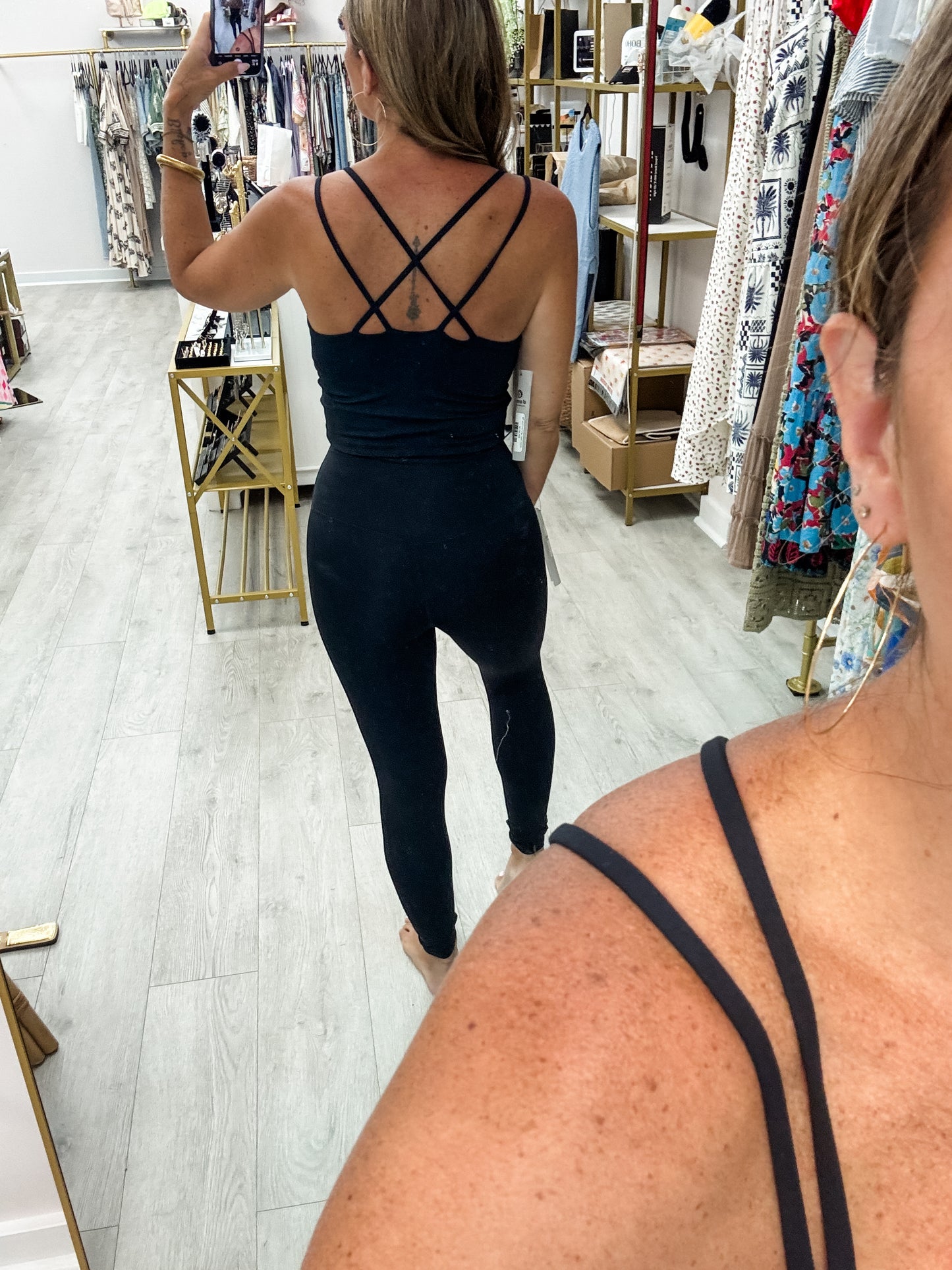 Venice Cloud Light Criss Cross Top