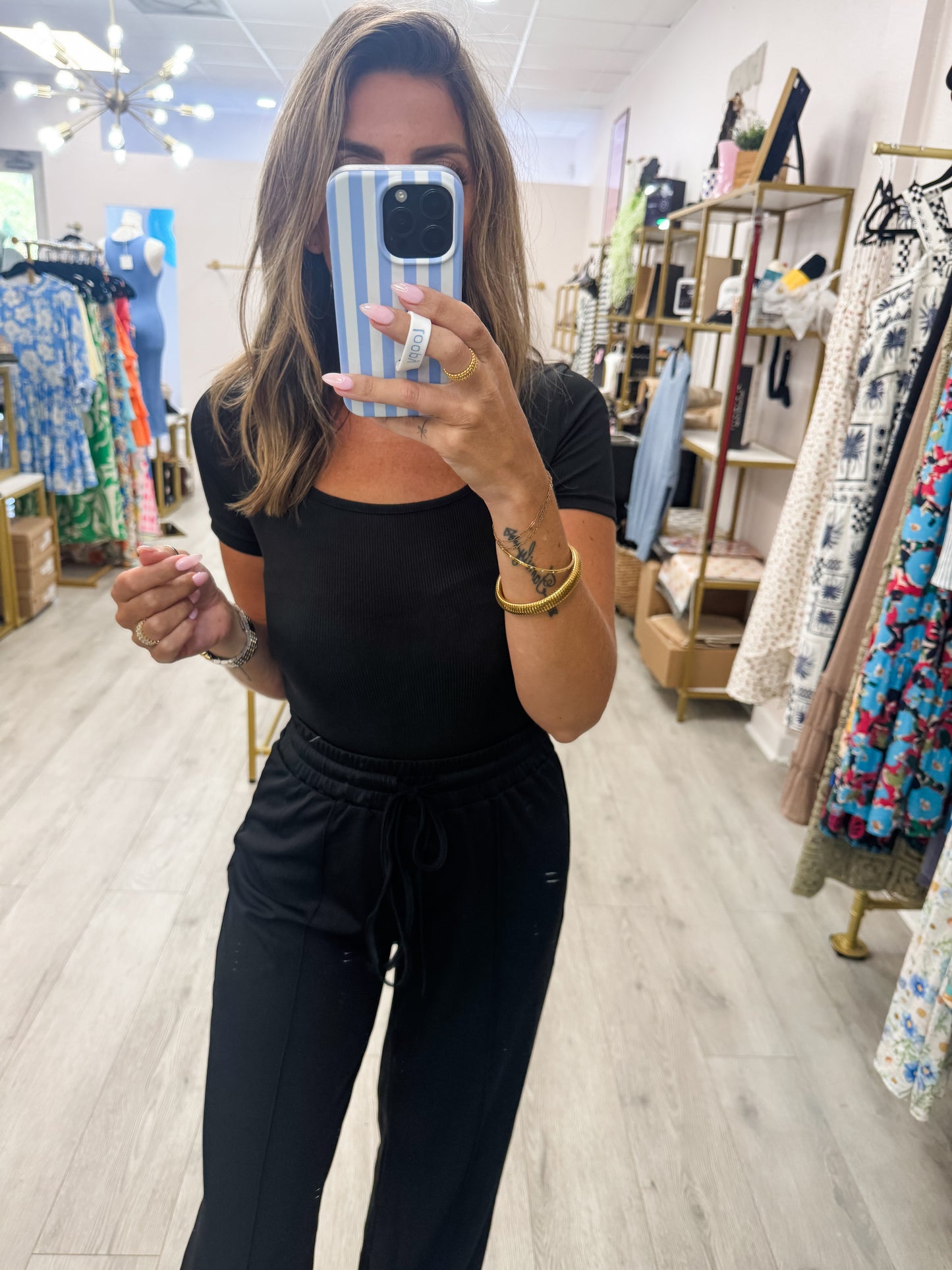 Slinky Bodysuit & Pants Set