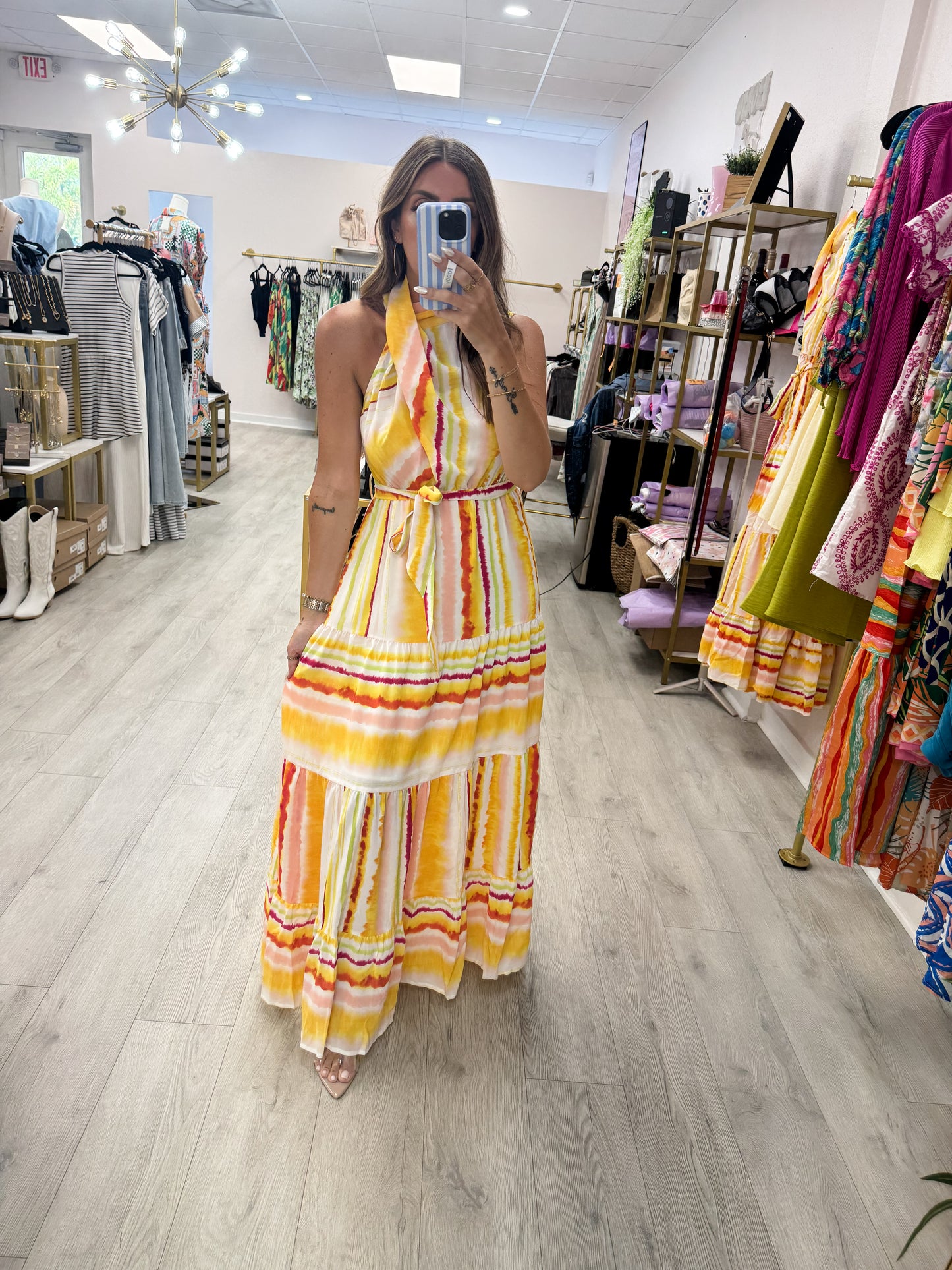 Yellow Bright Maxi Dress