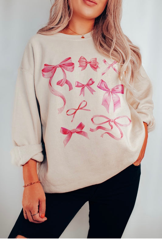 The Girly Bow Sweatshirt