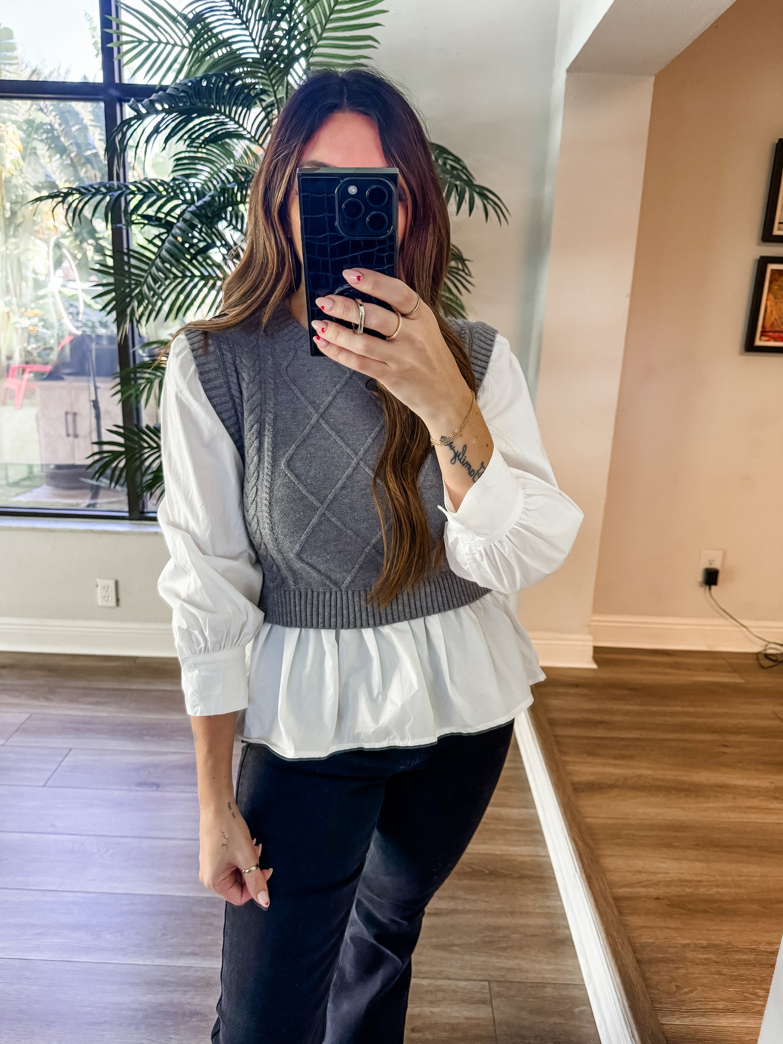 The Cable Knit Sweater Top
