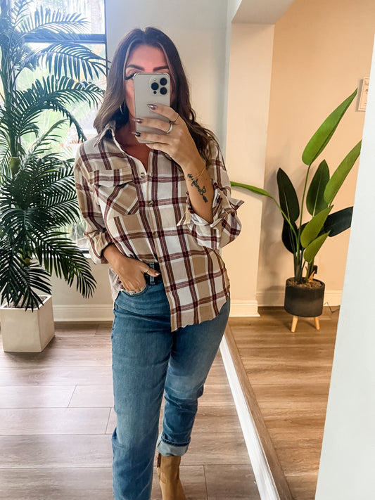 The Kenny Plaid Top