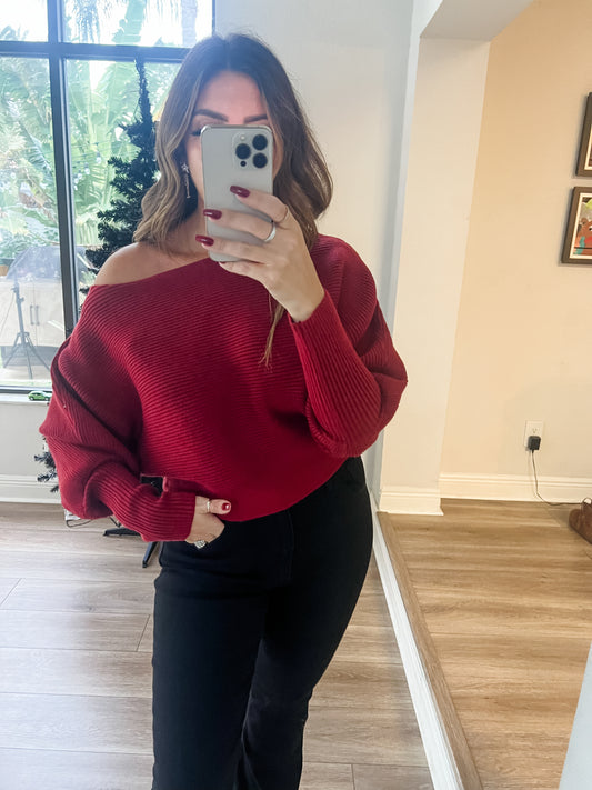 The Winter Wine Sweater