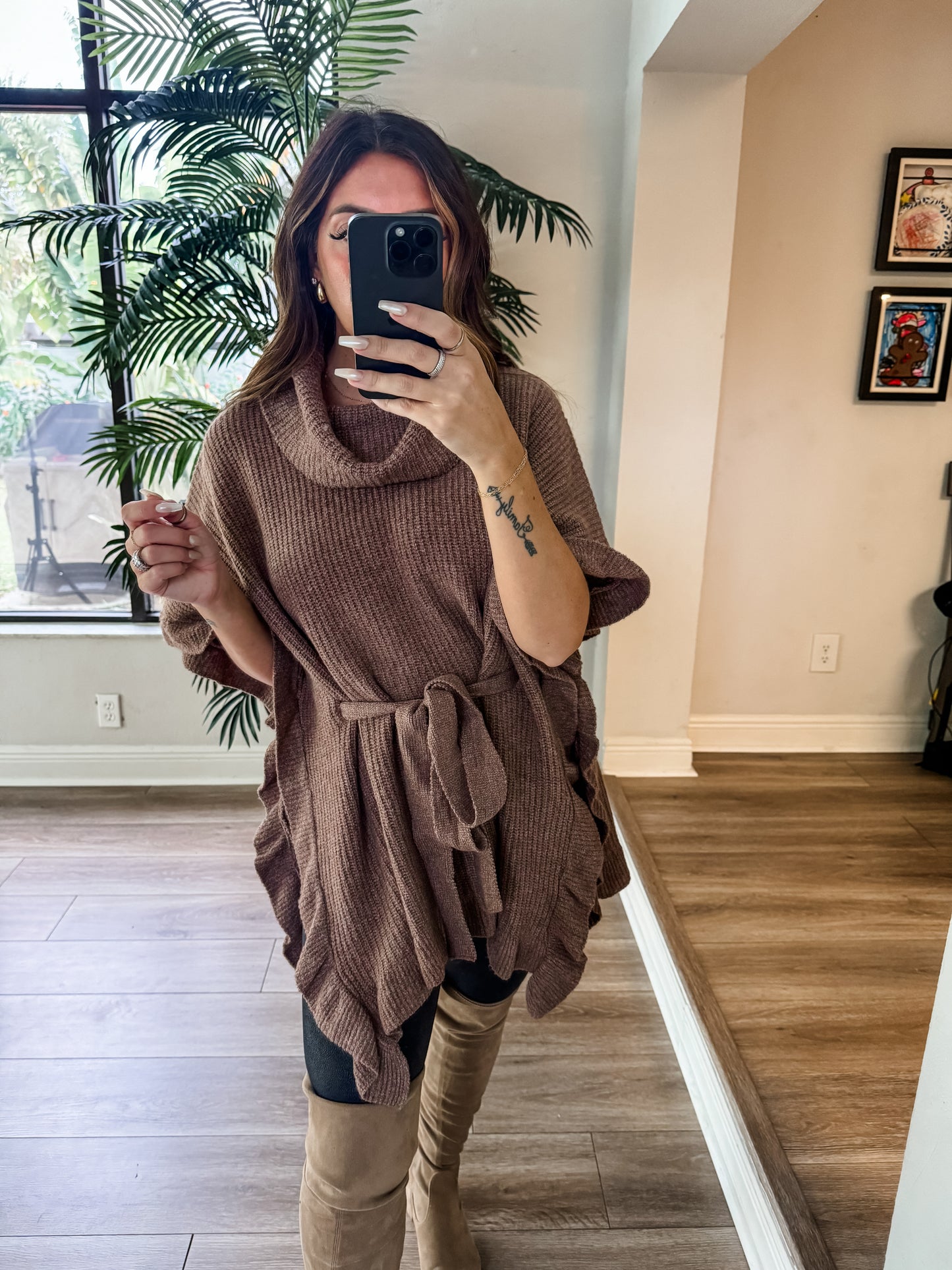 The Maureen Poncho Sweater