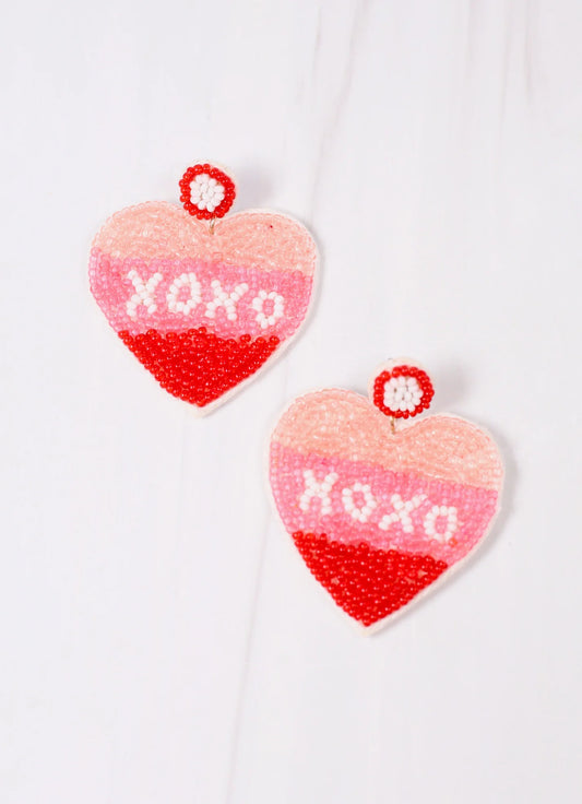 XOXO Ombre Heart Earring