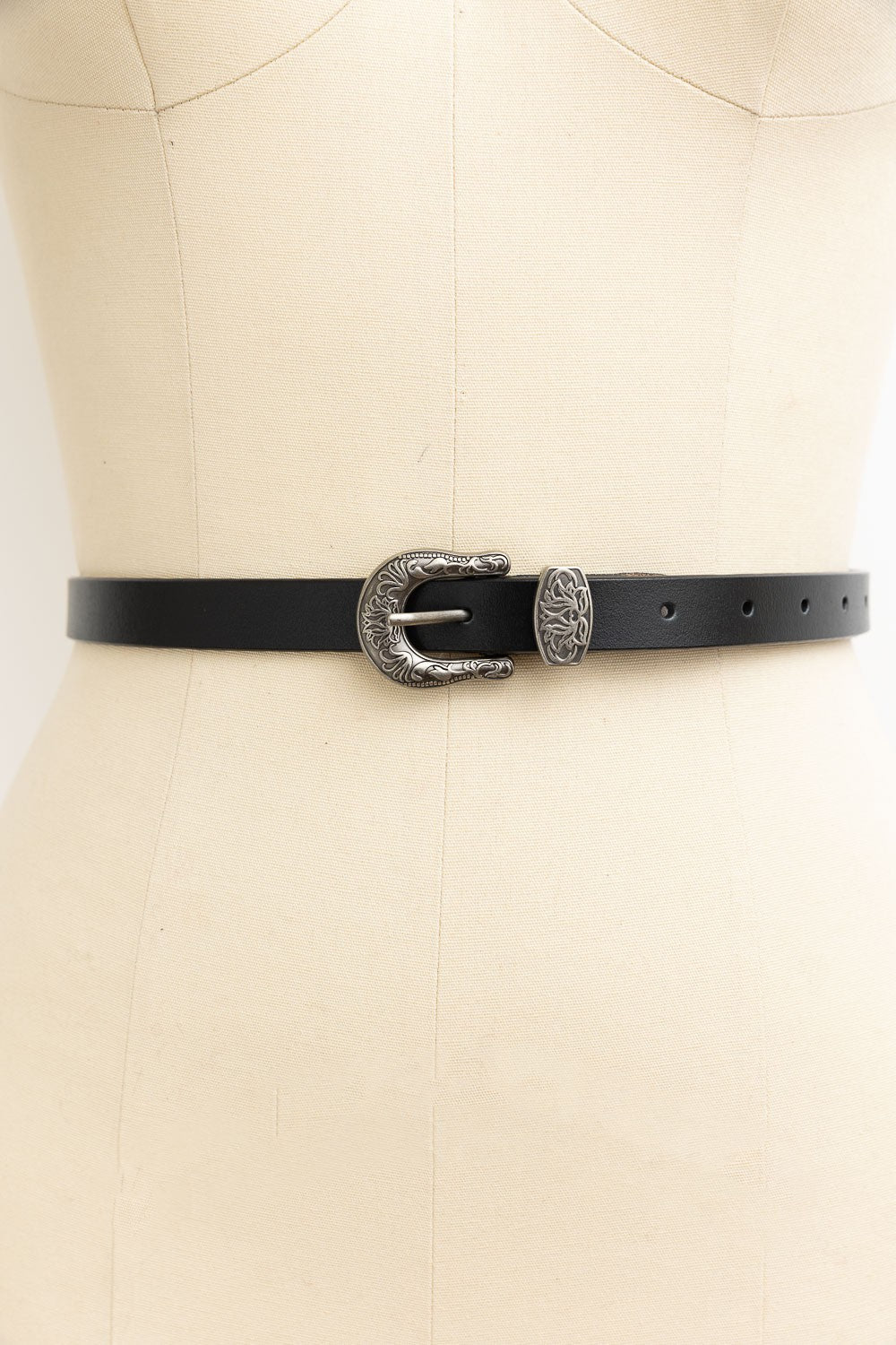 Western Style Skinny Belt