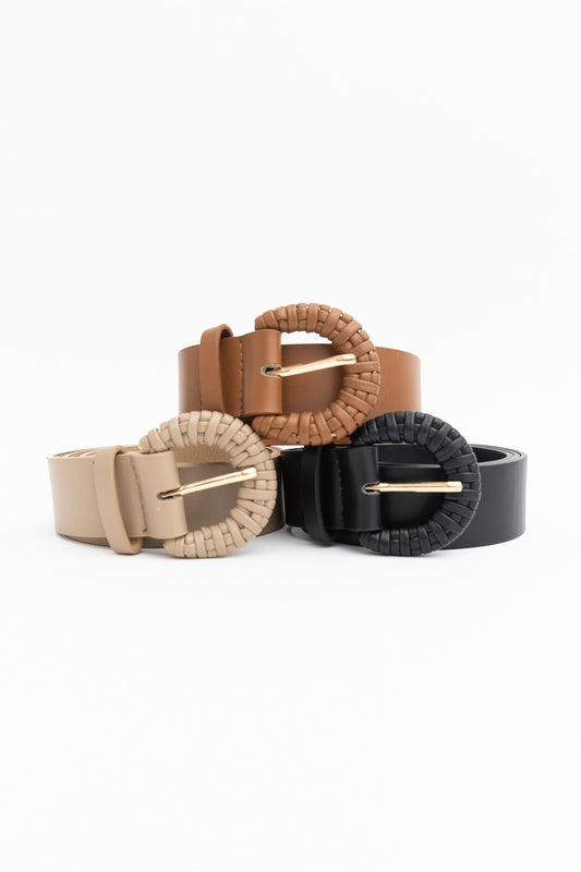 Weave Style Leather Belt