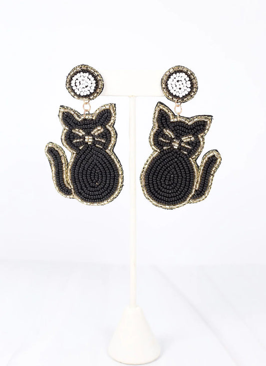 The Salem Cat Earrings