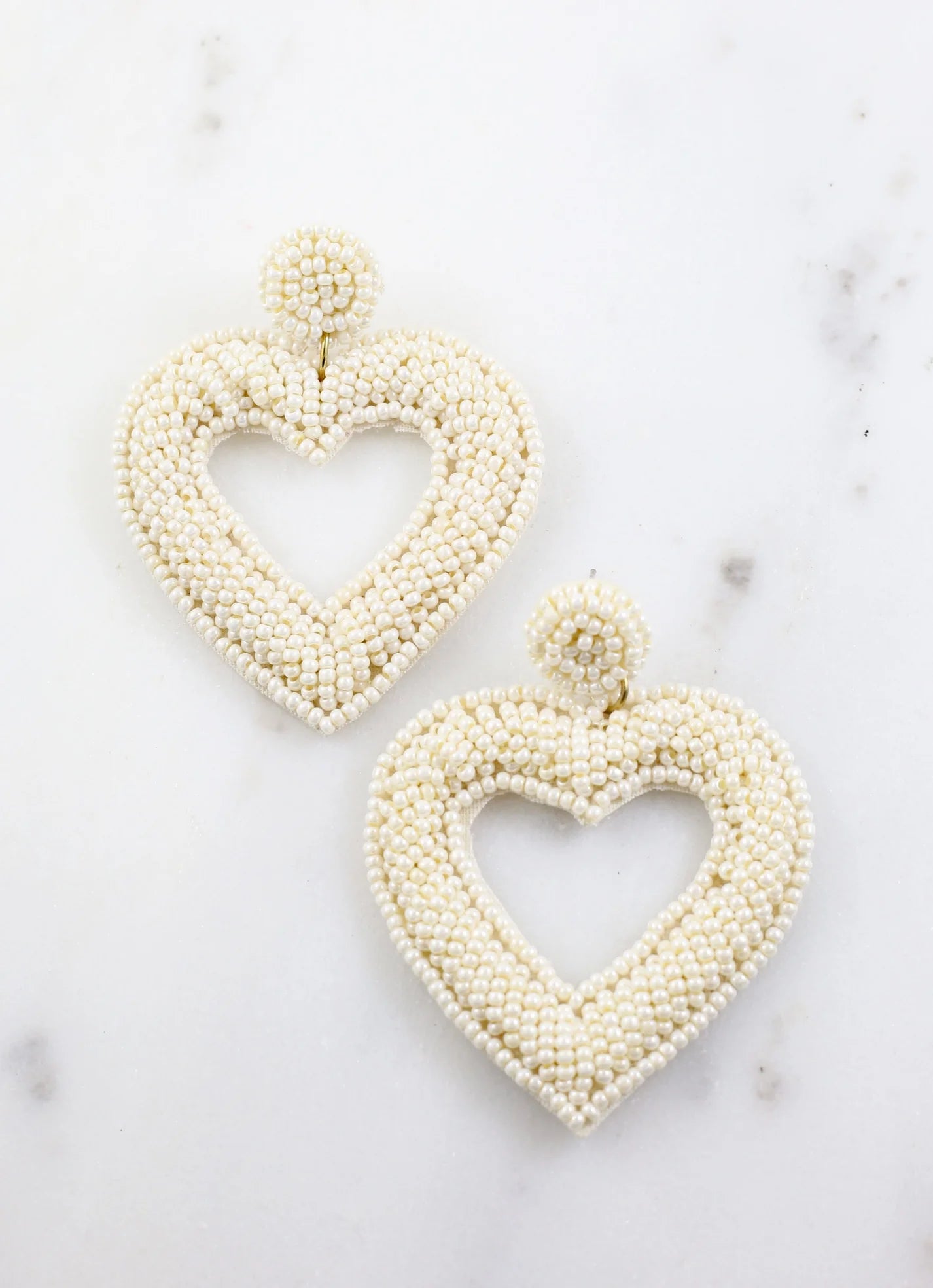 Cupid Open Heart Earring