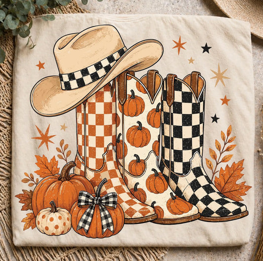 PRE-ORDER Fall Boots Design T-SHIRT