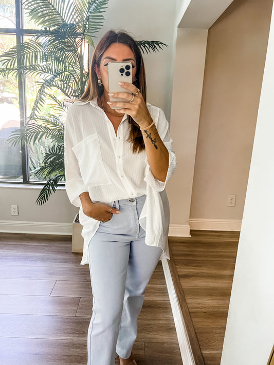 The Relaxed Fit White Shirt