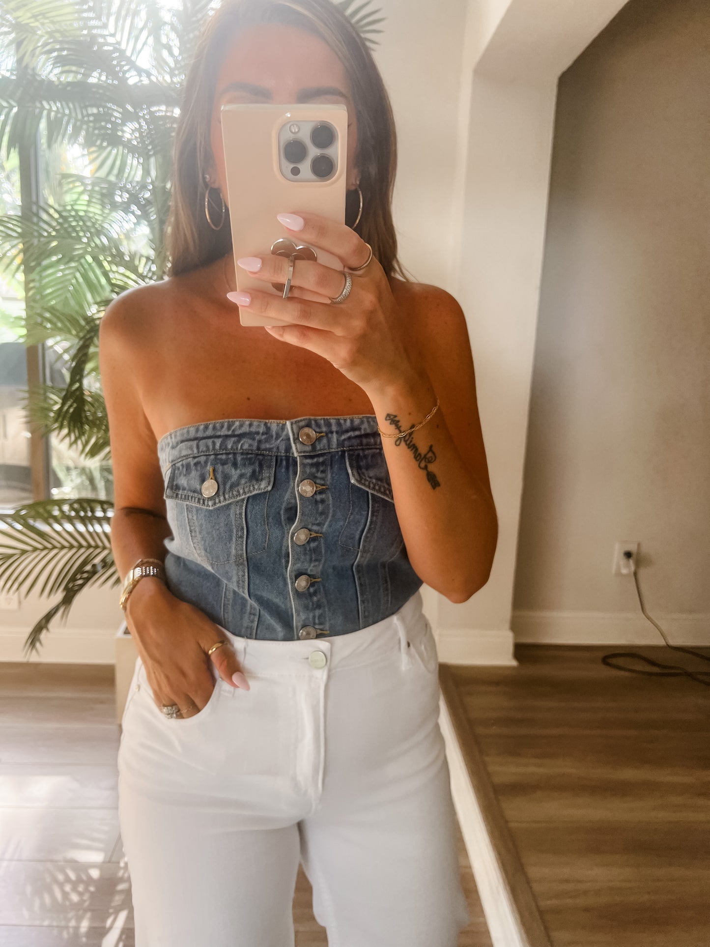 The Denim Tube Top