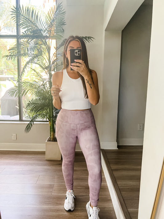 The Mauve Leopard Leggings