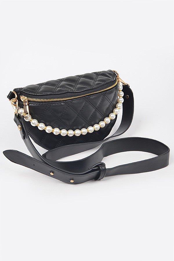 The Pearl Accent Crossbody Bum Bag