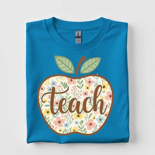 PRE-ORDER Teacher Boho Apple T-Shirt