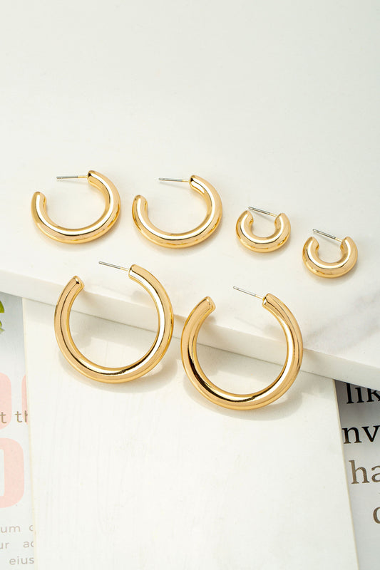 Puffy Tube Hoop Trio