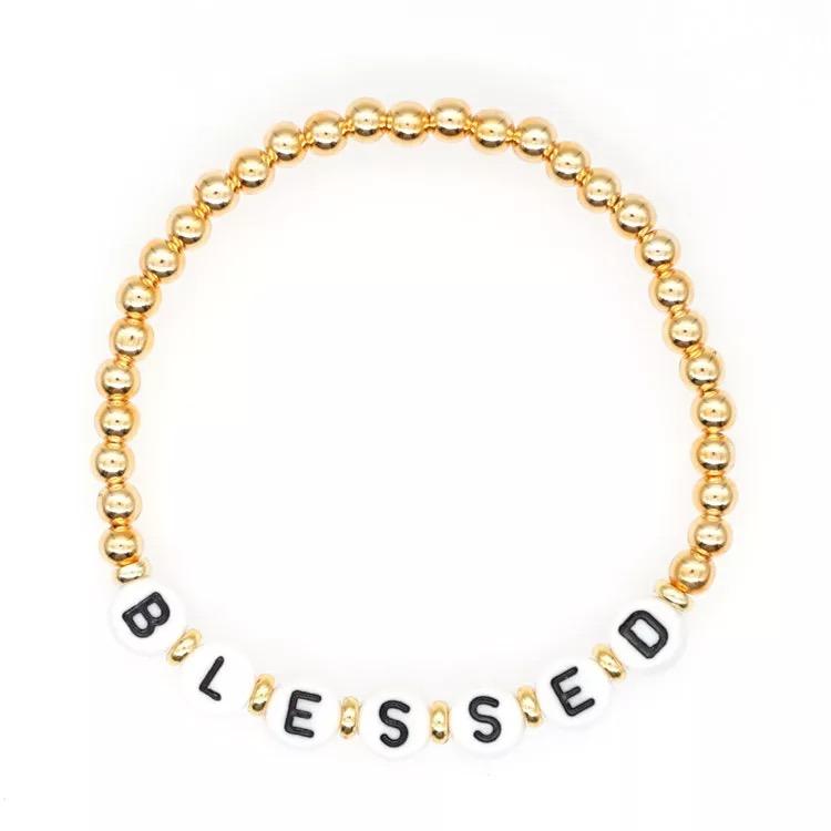 Worded Gold Bracelets