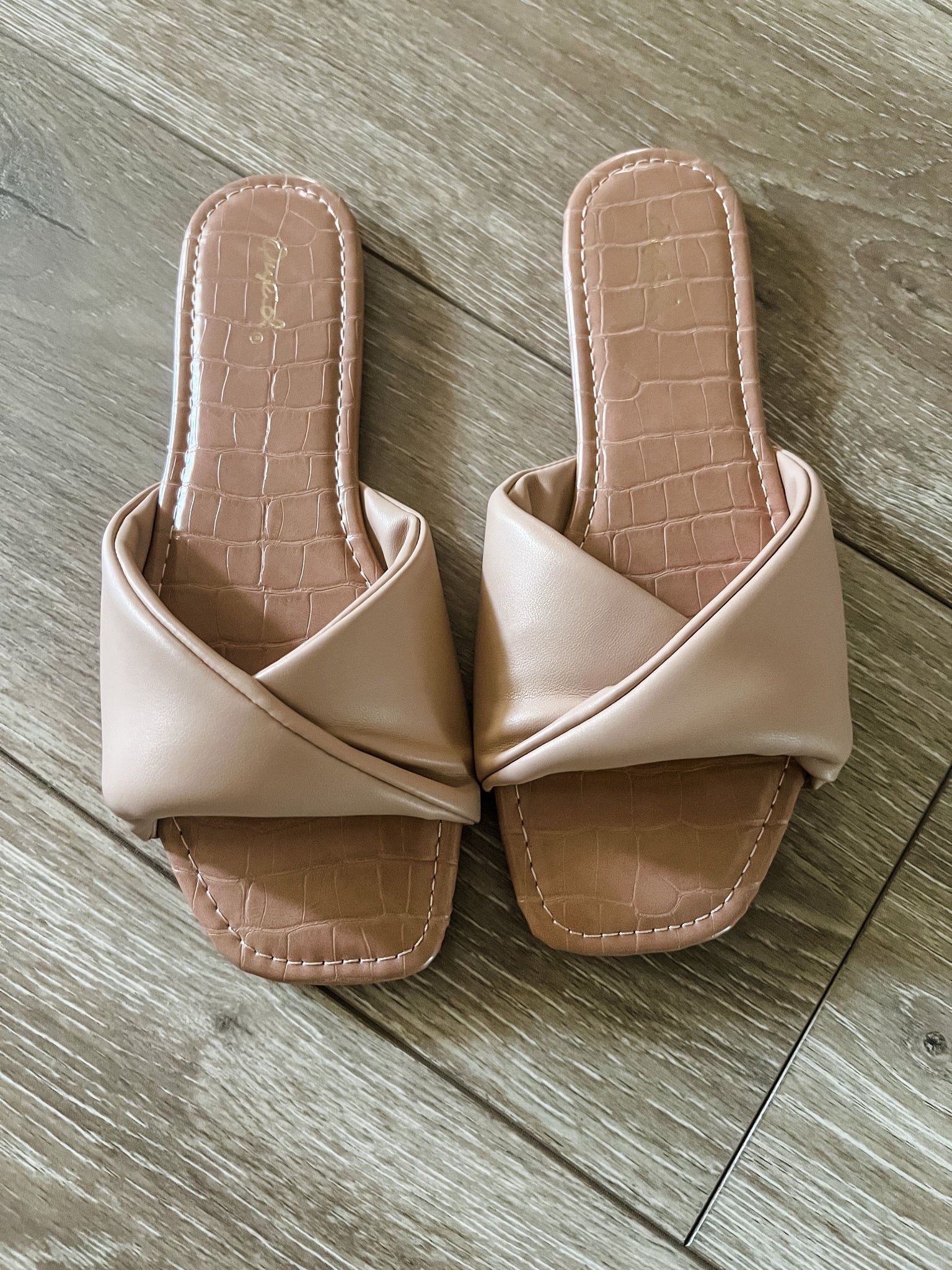 The Blush Flat Sandals