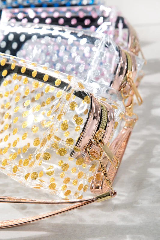 The Glitter Polka Dot Pouch