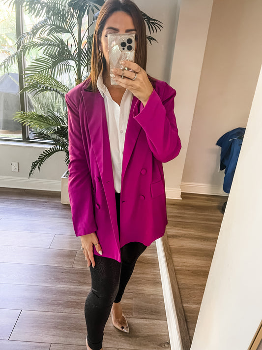 The NY Purple Blazer