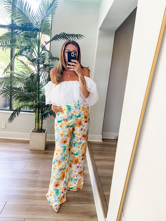 The Spring Floral Trousers