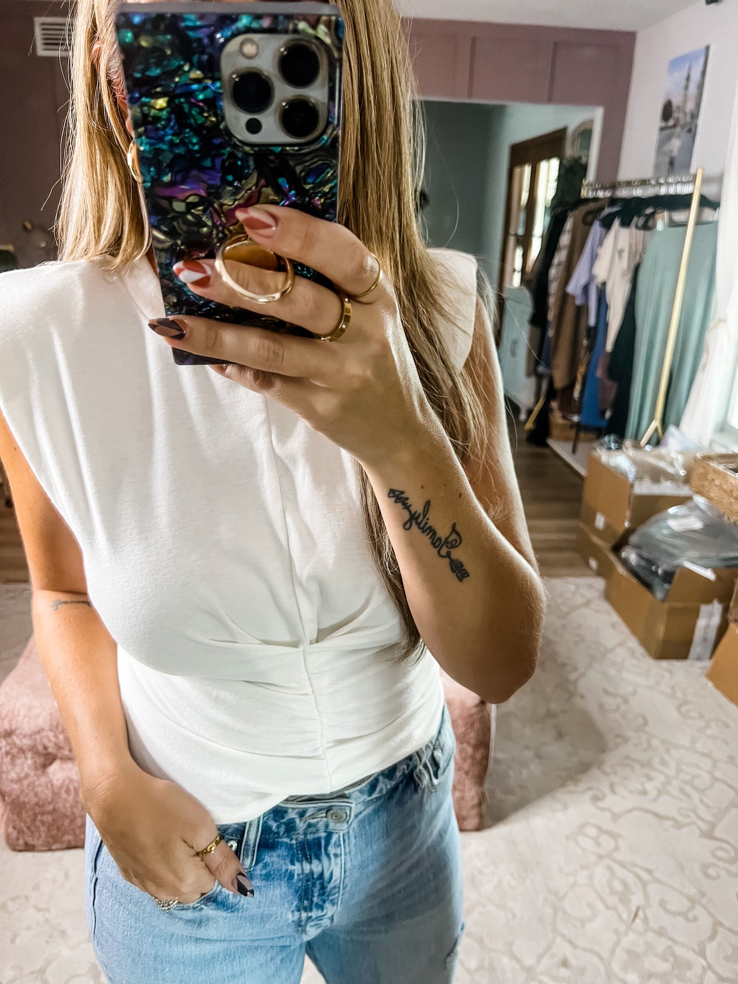 The Mad About You White Top