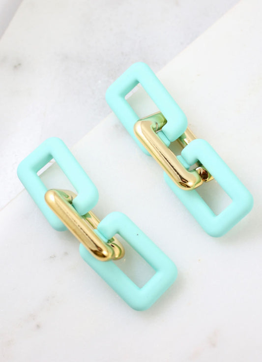 Wallace Link Drop Earrings