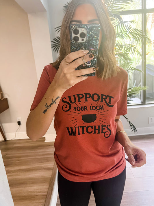 The Support Your Local Witches Graphic Tee