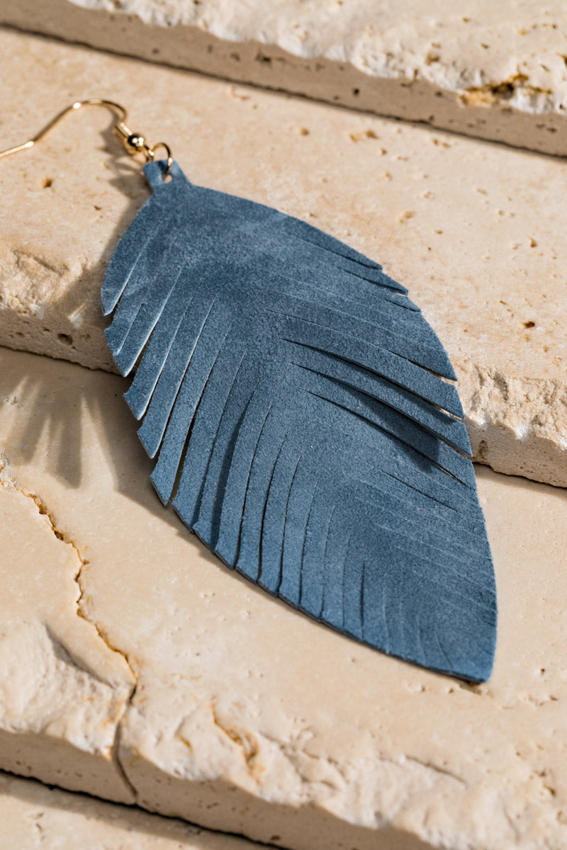 The Rachele Feather Earrings